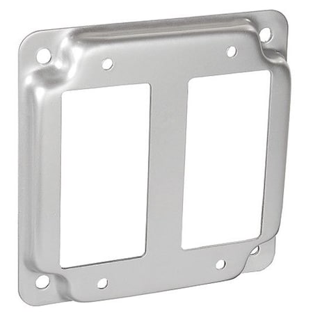 Southwire Electrical Box Cover, Square, Galvanized Steel, GFCI, Raised Cover G1950